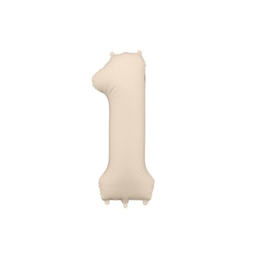 Nude Number 1 Foil Balloon 34" (86cm)