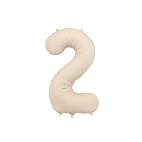 Nude Number 2 Foil Balloon 34" (86cm)