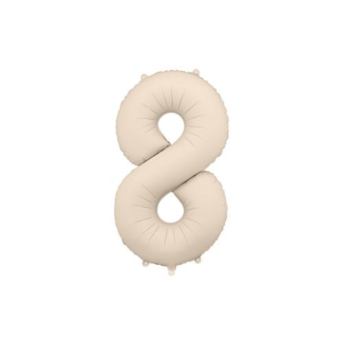 Nude Number 8 Foil Balloon 34" (86cm)