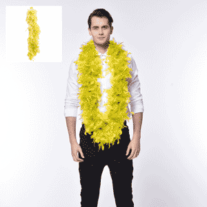 FEATHER BOA-YELLOW