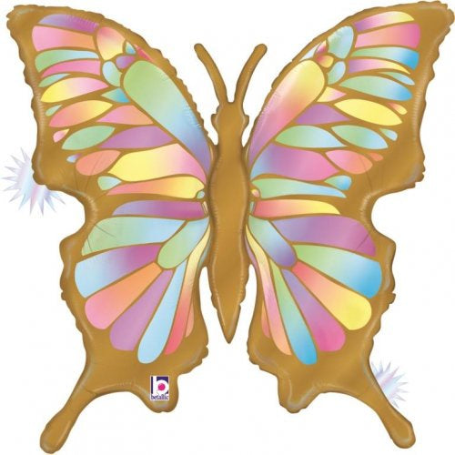 Foil Supershape Balloon 33inch Opal Butterfly