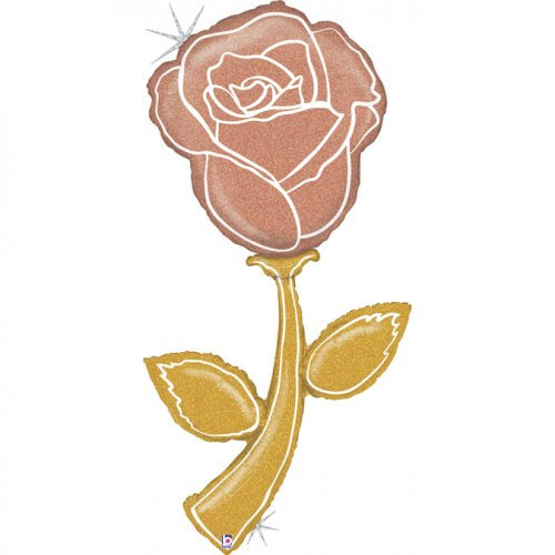 Foil Supershape Balloon 60inch Fresh Pick Rose Gold Rose