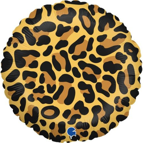 Leopard Spots Round Foil Balloon 18" (45cm)