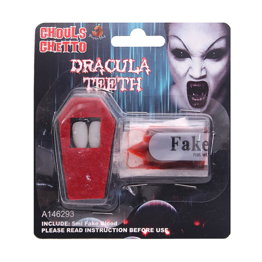 DRACULA FANG W/BLOOD SACHET