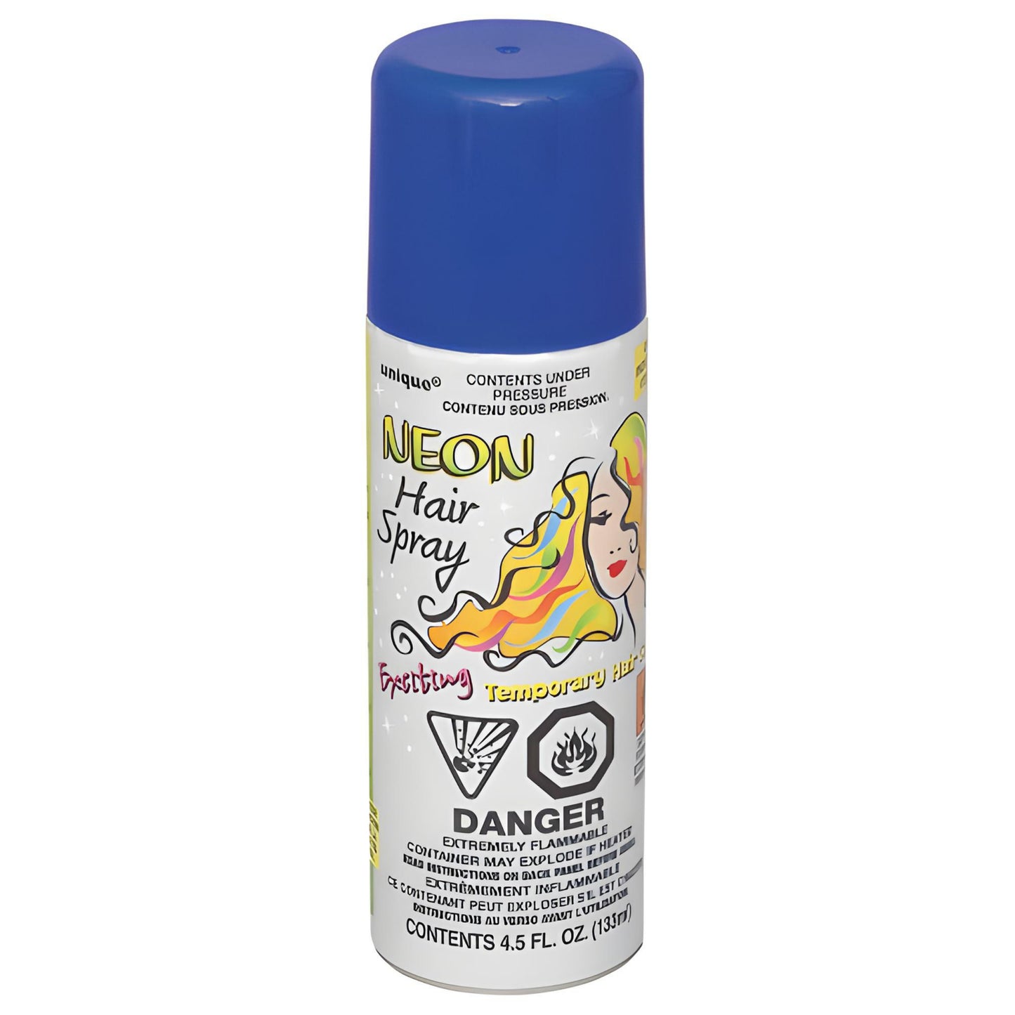 Hair Spray Neon Blue