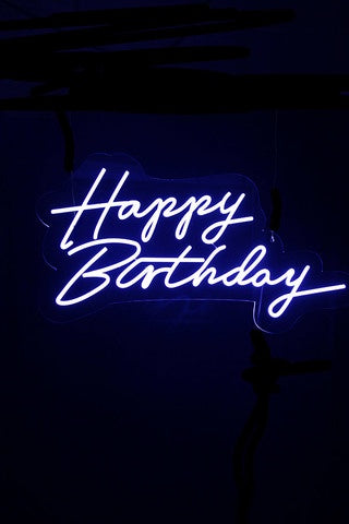 Neon LED sign "Happy Birthday"