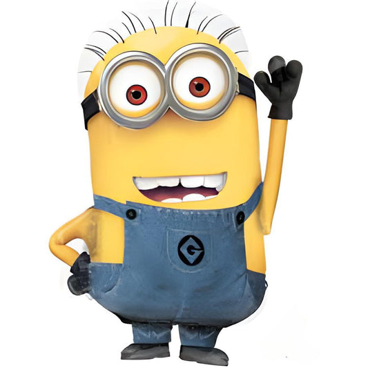 Large Foil Supershape Balloon Minion Shape
