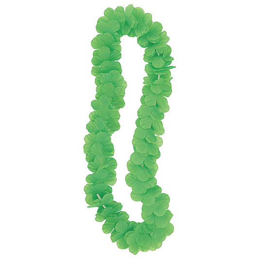 LUAU LEI FLOWER LIME GREEN