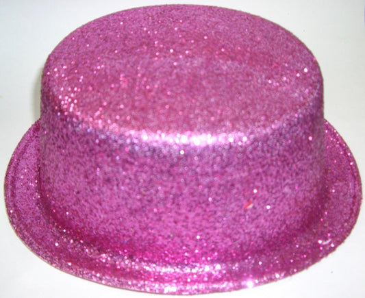 Glitter Hat – Pink Top with Sparkling Glitter Design for Parties, Events, and Dress-Up
