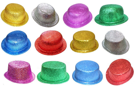 Glitter Hat – Pink, Gold, Blue & More (Sold Individually, Random Color Selection)