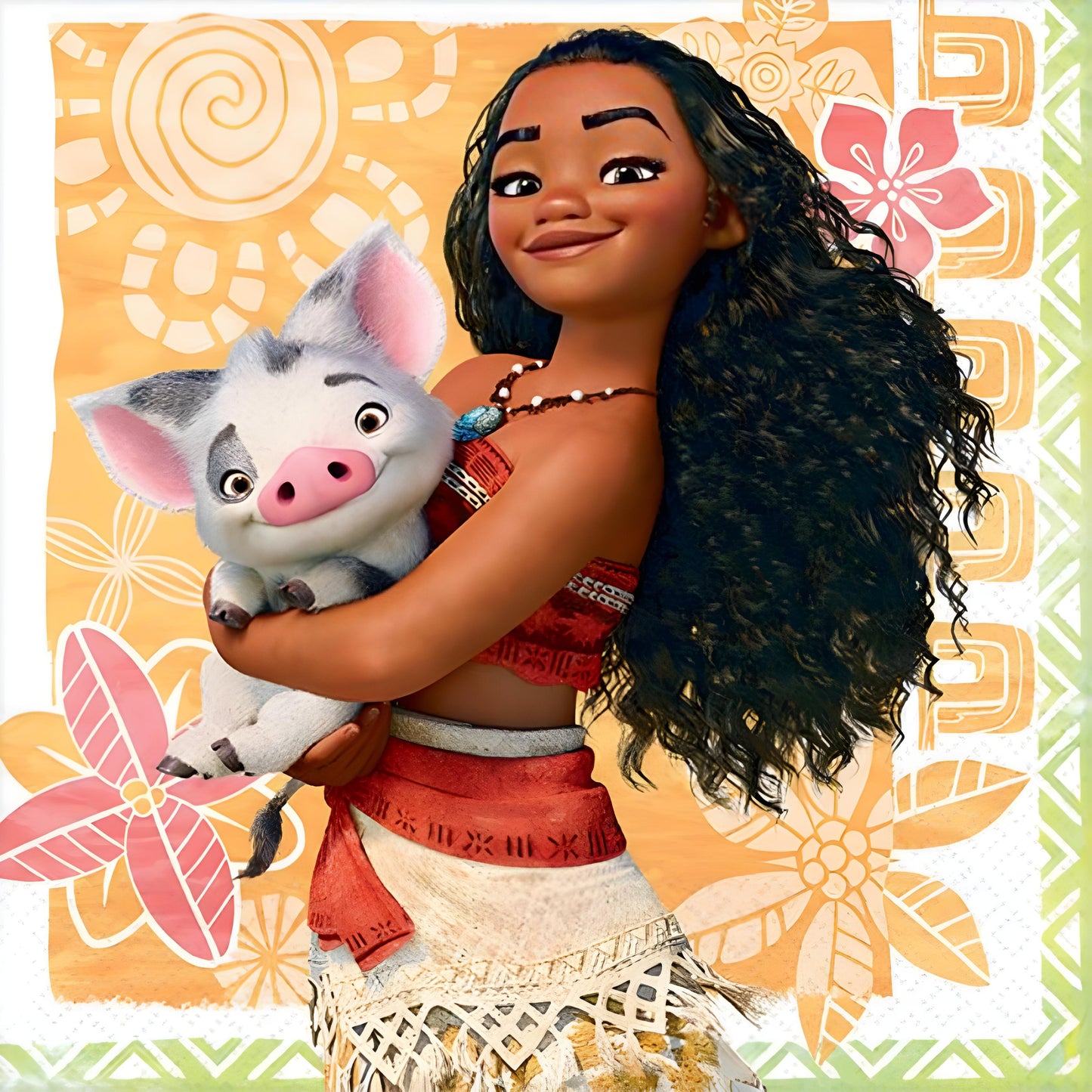 Moana Beverage Napkins Pack Of 16