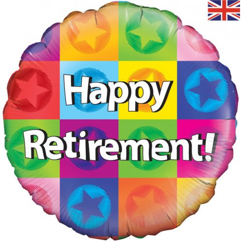 Foil Balloon 18"(45cm) Happy Retirement