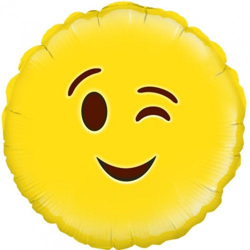 Emoji Wink 18inch(45cm) Foil Balloon