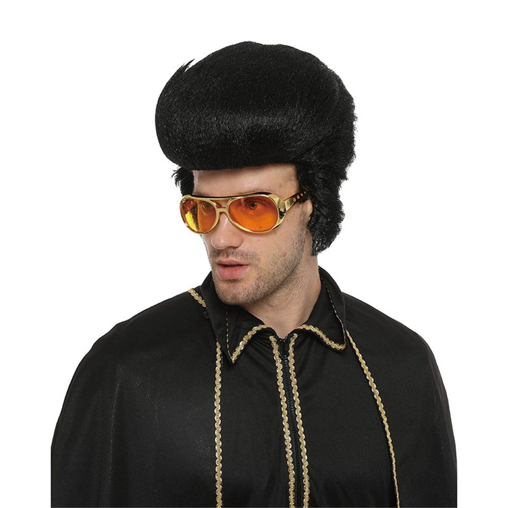 Elvis Wig – Rock ’n’ Roll Costume Accessory – Black