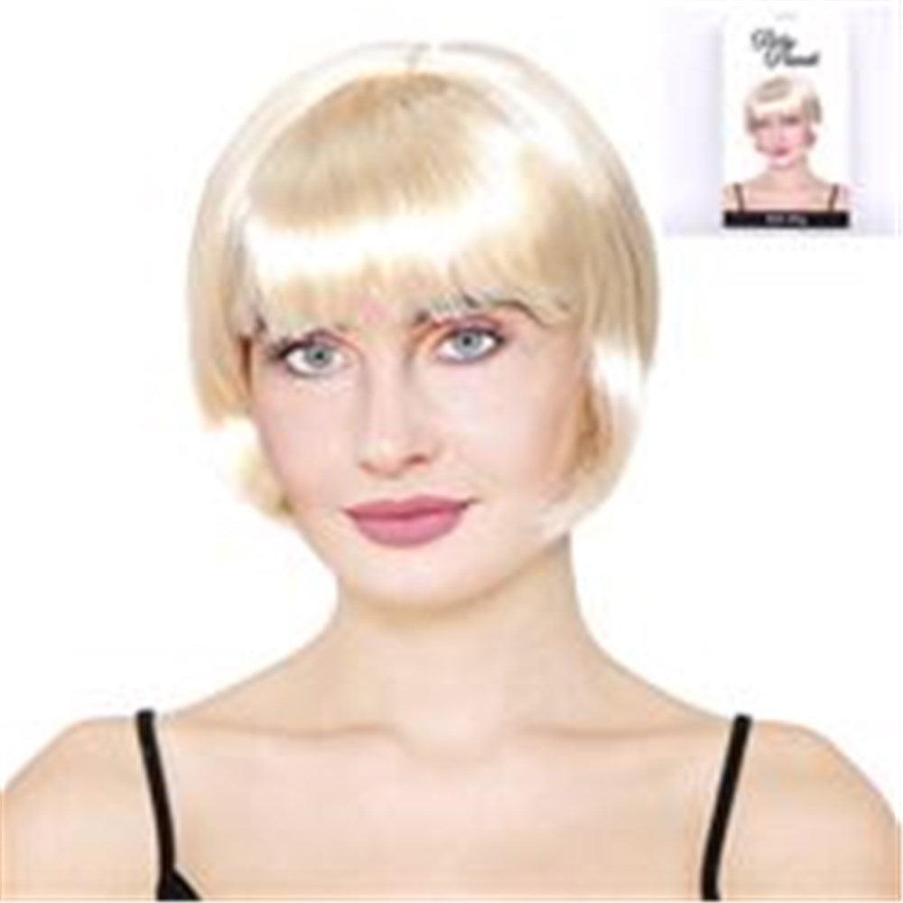 Blonde Bob Wig Pack of 1