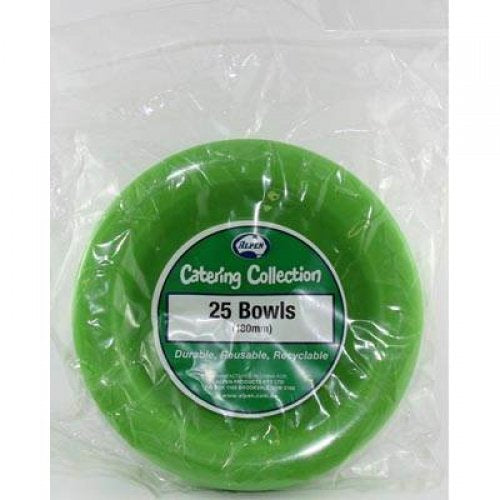Plastic Bowl Lime Pack of 20