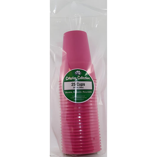 Plastic Cups Magenta Pack of 20