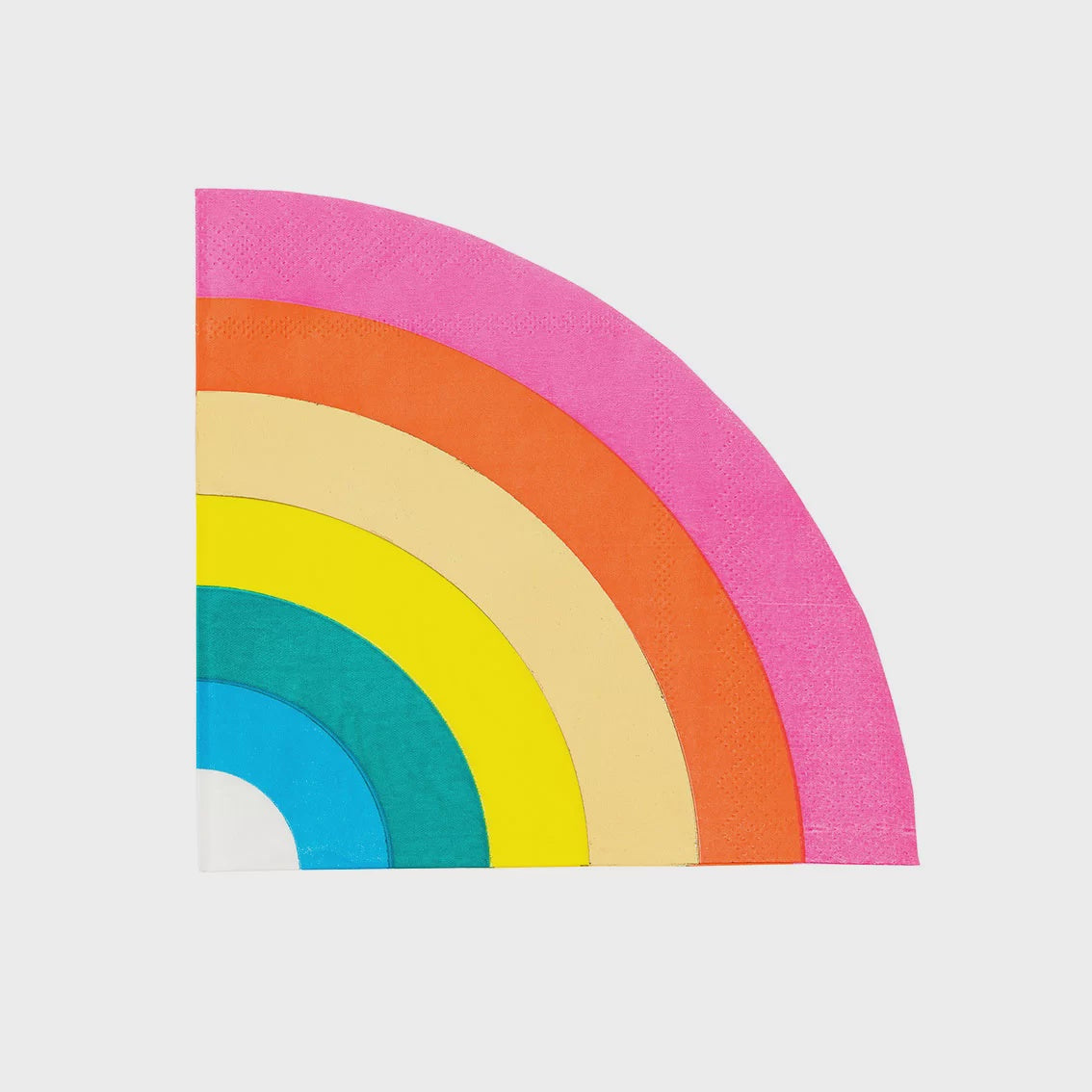 Birthday Brights Rainbow Shaped Napkins Pack of 20