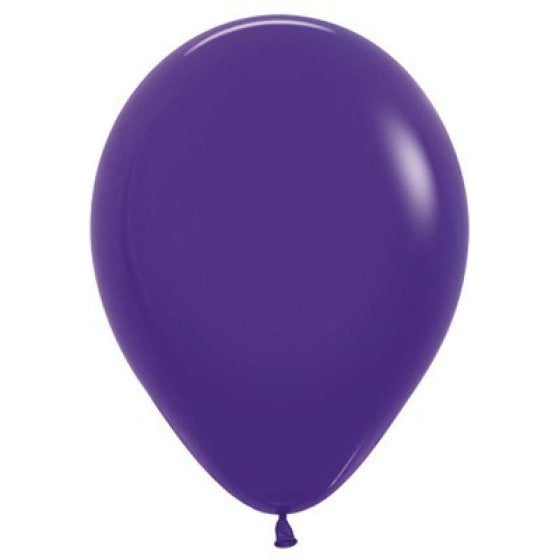 Sempertex Fashion Purple Violet Latex Balloons 12" (30cm) – 100 Pack