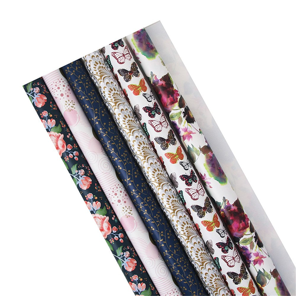 5M WRAPPING PAPER-FLORAL