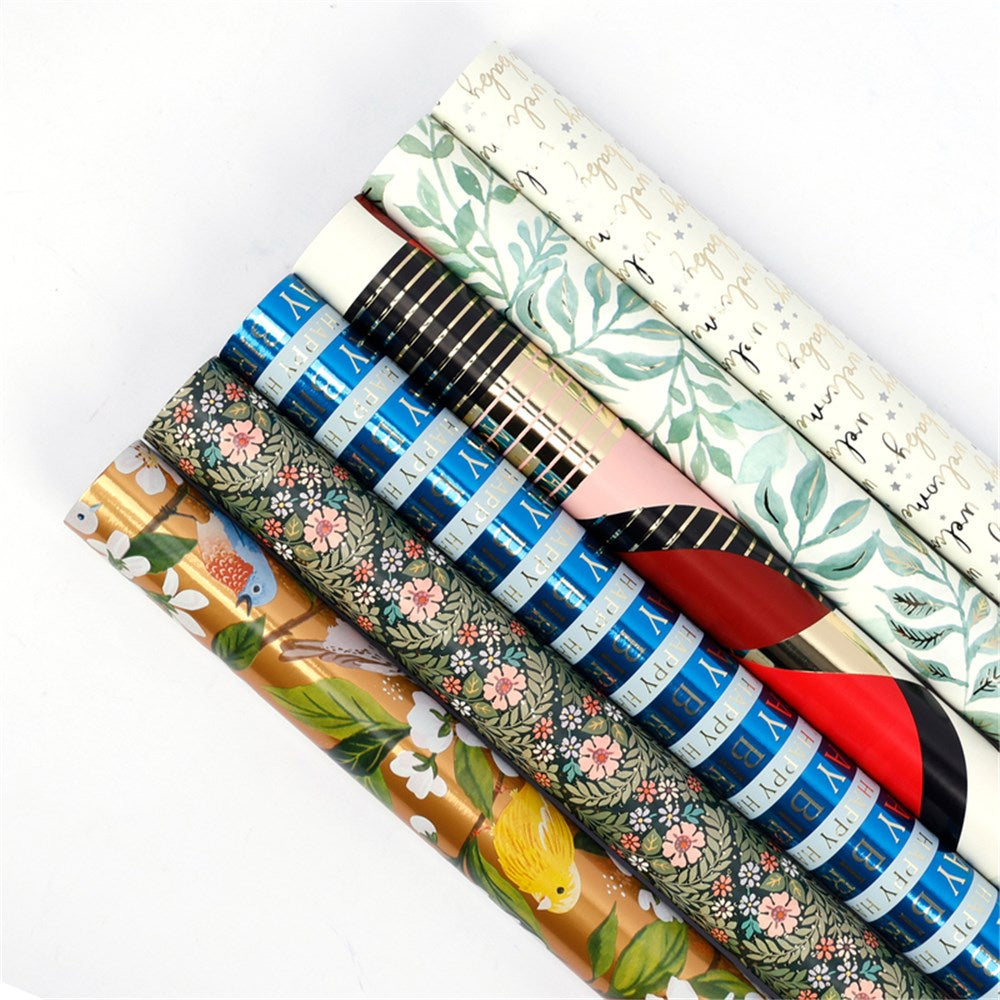 Hot Stamp Premium Wrapping Paper Roll 70cm x 3m Assorted Designs
