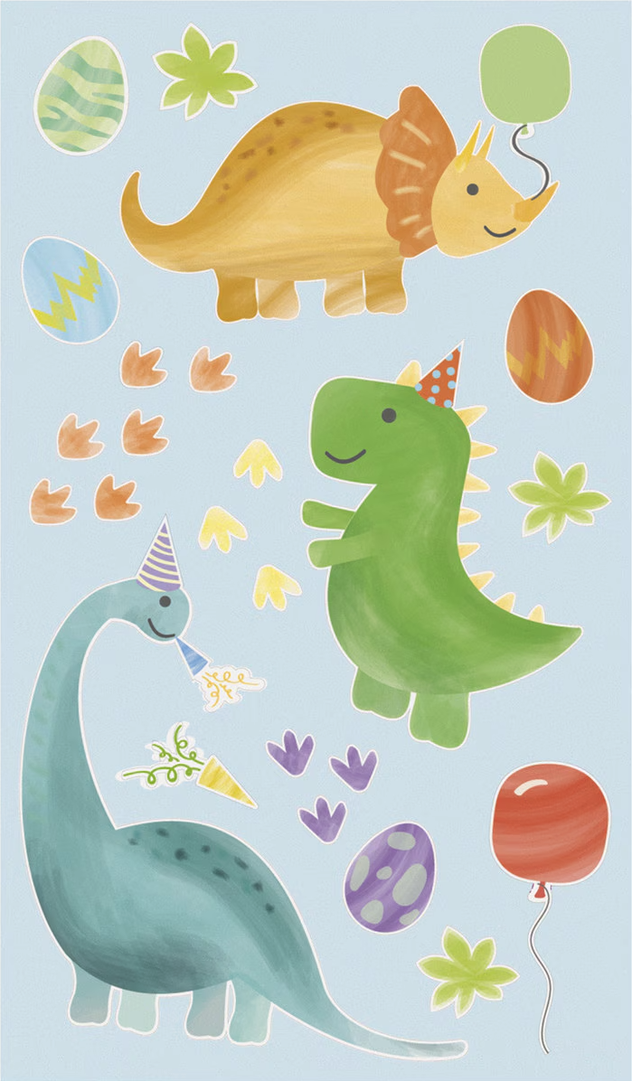 Dinosaur 4 Sticker Sheets
