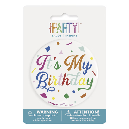 It's My Birthday Badge