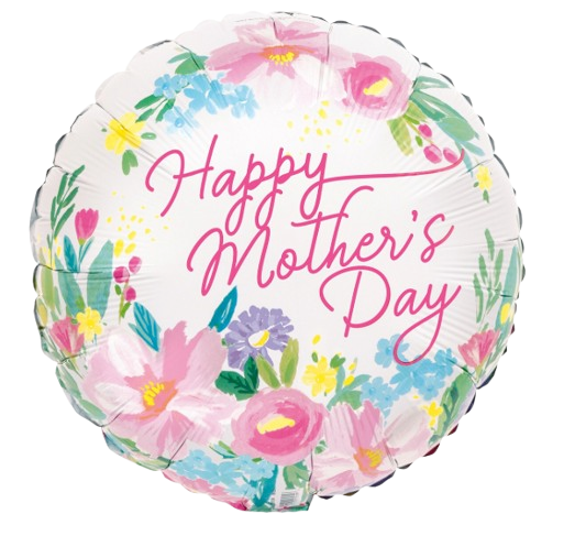 17" BLOOMS FOIL BALLOON MOTHER'S DAY