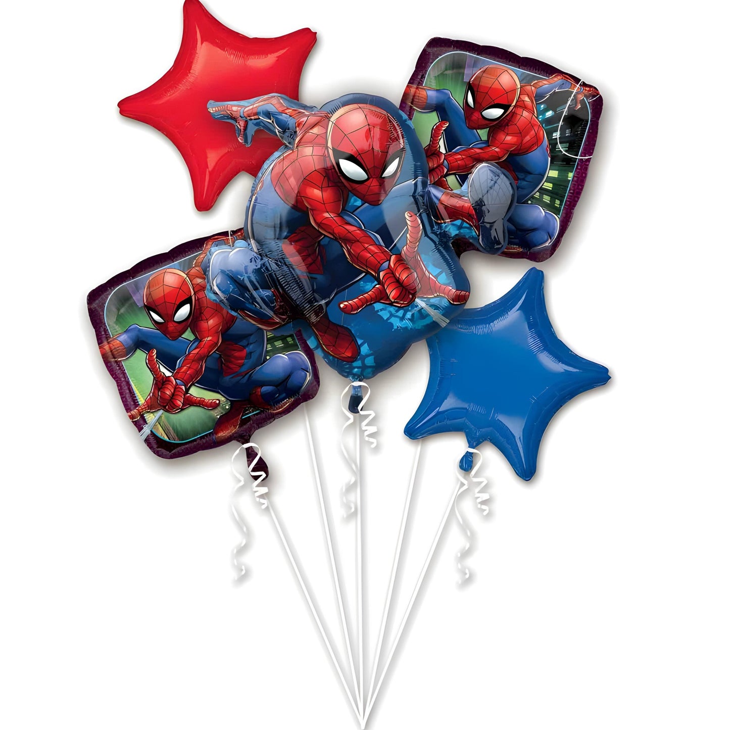 Spider Man Foil Balloon Bouquet