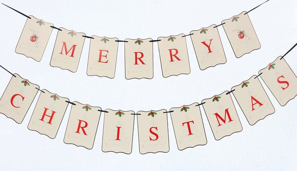 15X22CM CHRISTMAS BANNER - CLASSIC