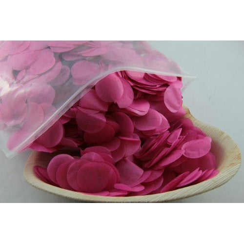 Tissue Paper Confetti 2.3cm Hot Pink (magenta) 250g
