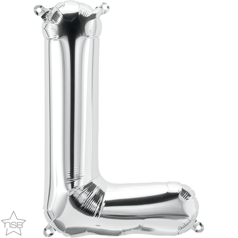 Foil Balloon 16" Letter Silver #L