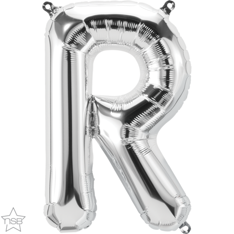 Foil Balloon 16" Letter Silver #R