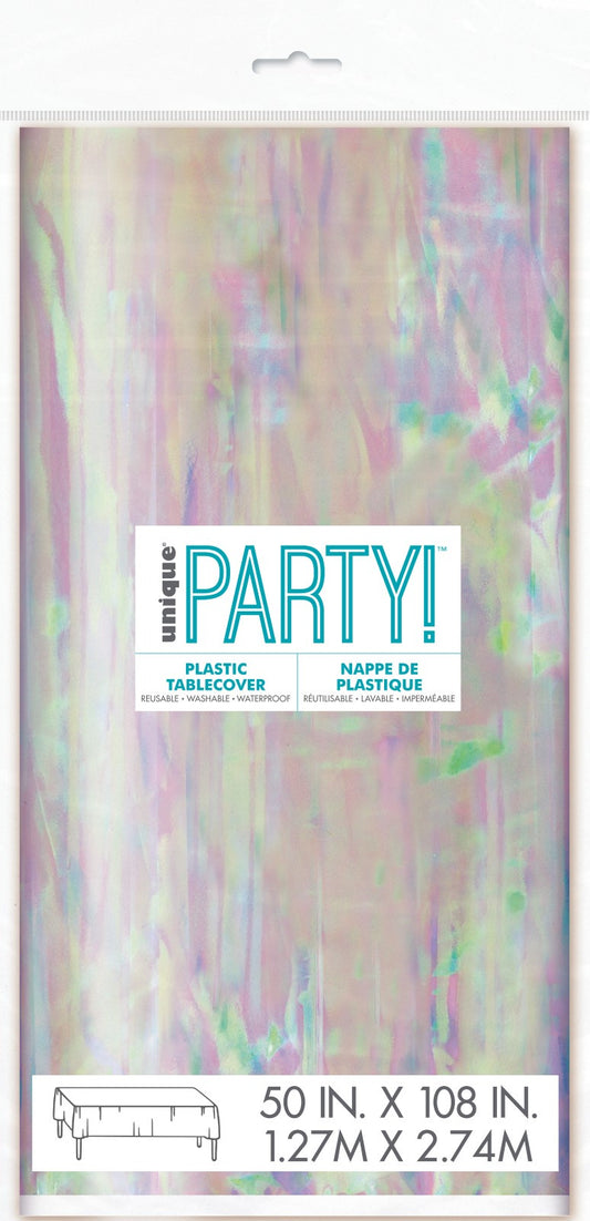 Iridescent Foil Tablecover Rectangle
