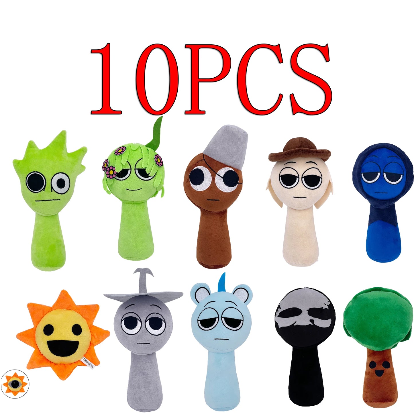 Plush Toys Sprunki Incredibox Plush Doll Sprunki Game Cartoon Pillow Kids Birthday Gifts Stuffed Dolls Christmas Gift