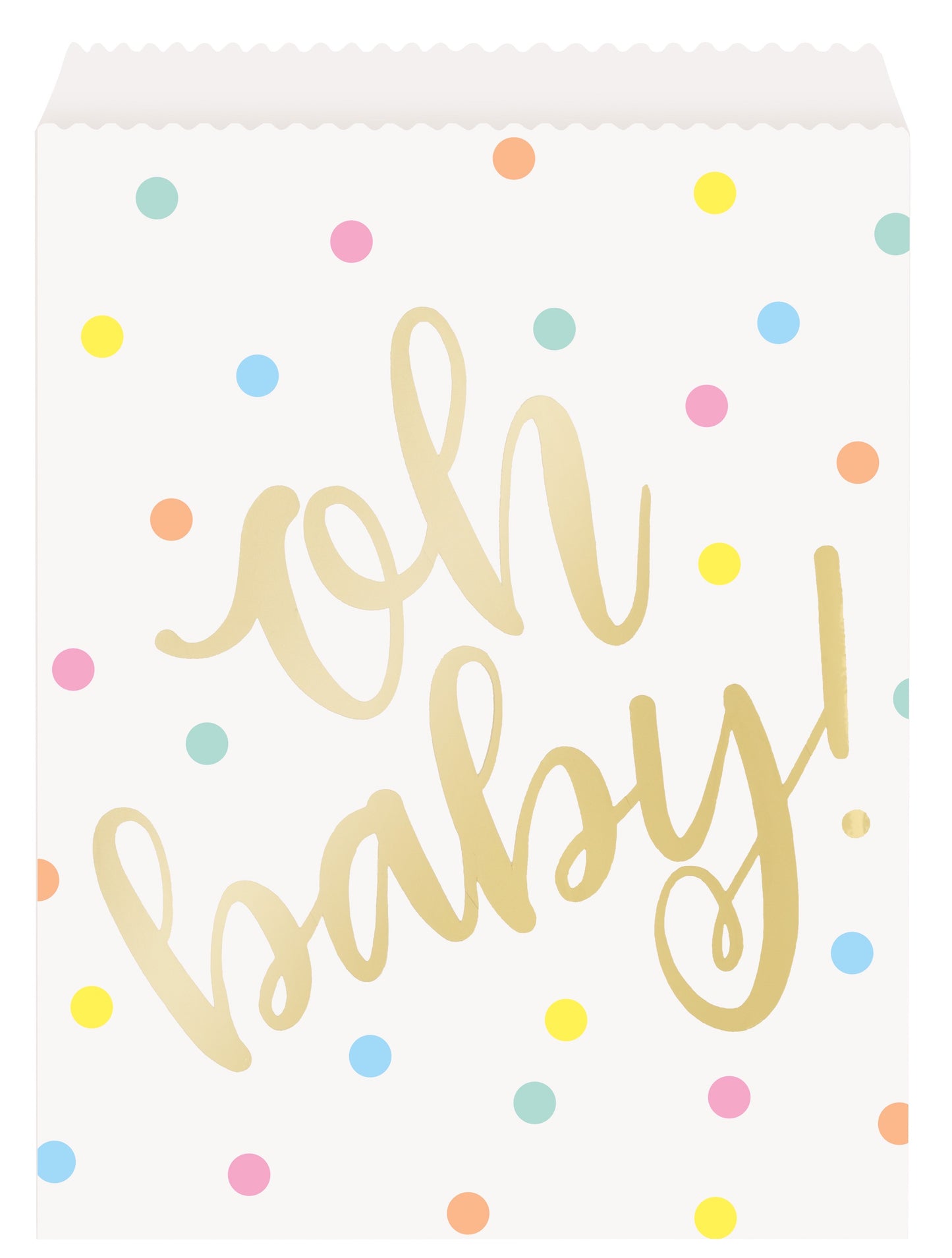 Oh Baby Paper Party Bags Pk8