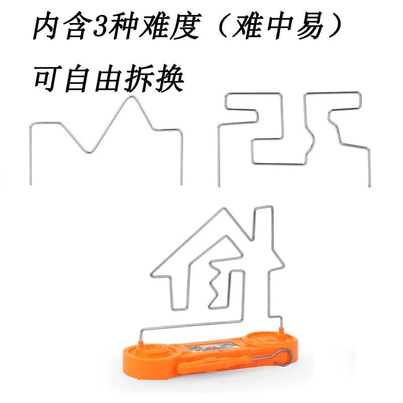 Kids Electric Shock Toy Education Electric Touch Maze Game Party Funny Game Science Experiment Toys for Children Best Gift