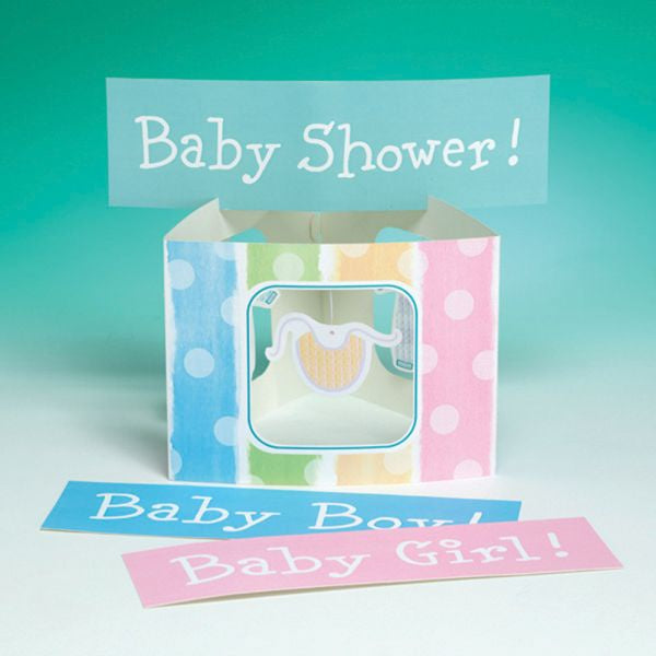 BABY CLOTHES CENTERPIECE
