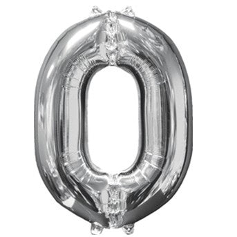 FOIL BALLOON MEDIUM SIZE SILVER #0