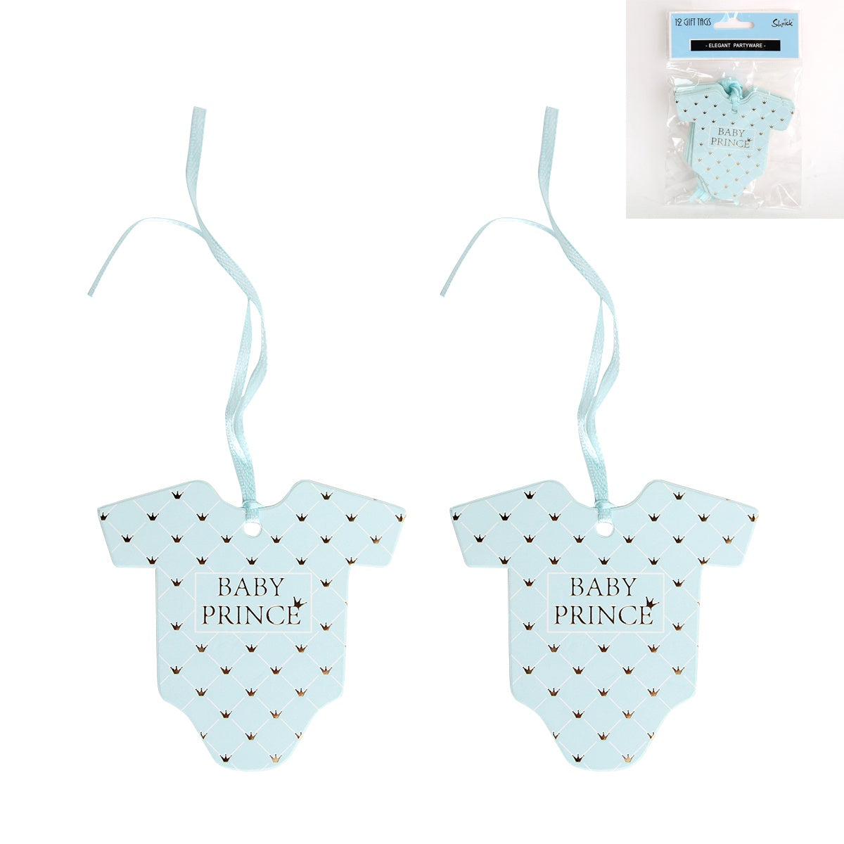 Baby Boy Tags Pack of 12