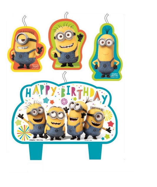 Minions Despicable Me 3 Birthday Candle