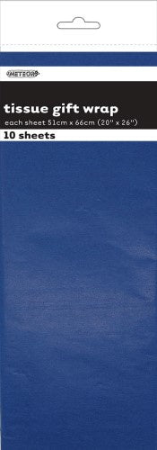10 TISSUE SHEETS - ROYAL BLUE