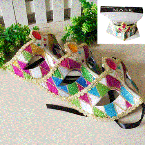 Masquerade Mask Multi Color Pack Of 1