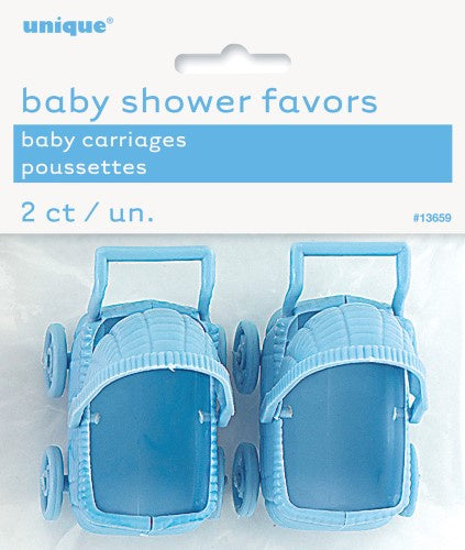 Blue Plastic Baby Carriages Pack Of 2