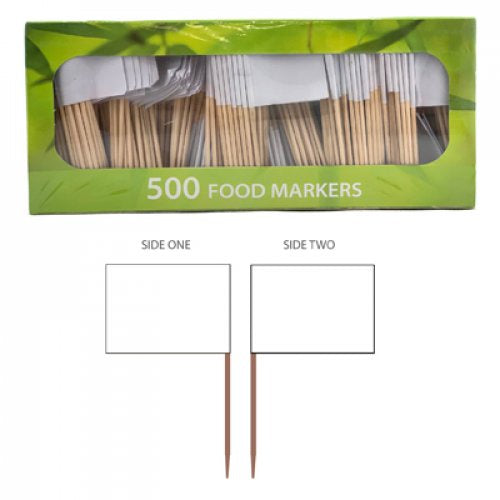 Foodmarker White Pack Of 500