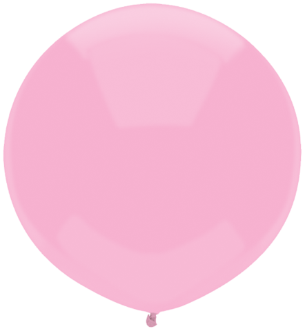 Latex 17"(43cm) Real Pink Latex Balloons Pack Of 50