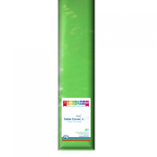 Plastic Tablecover Roll Lime