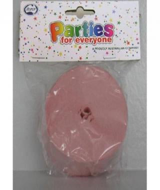 Crepe Paper Streamers 30m Pink