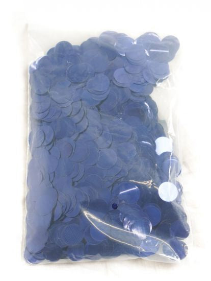 Metallic Confetti 2cm Navy 250g