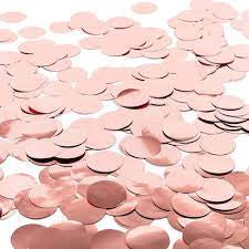 METALLIC ROSE GOLD CONFETTI (15G) - FIVESTAR